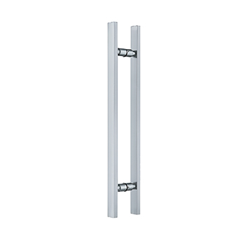 1 Pair Stainless Steel Rectangular Inline Bar Handles
